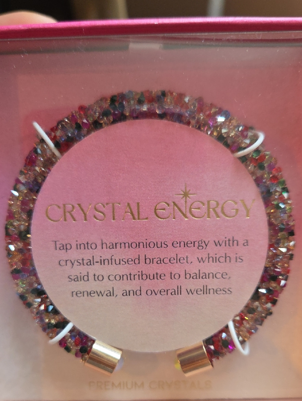 Multicolor Crystal-Infused Bracelet
